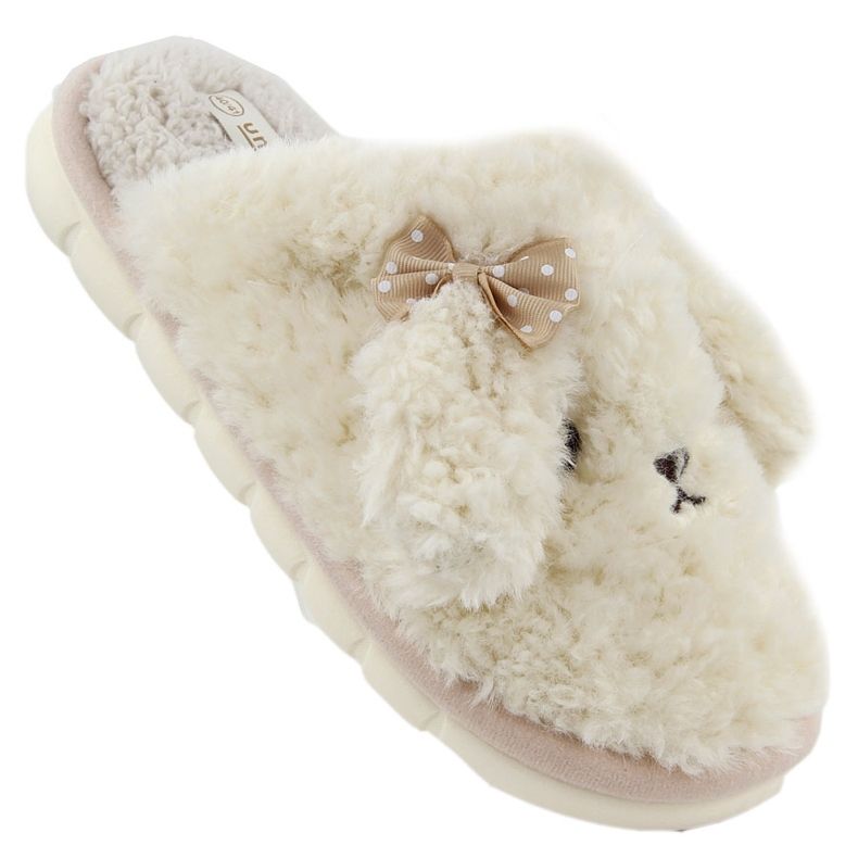 Women's beige sheep home slippers Unisoft 7451 Women's beige sheep home slippers Unisoft 7451