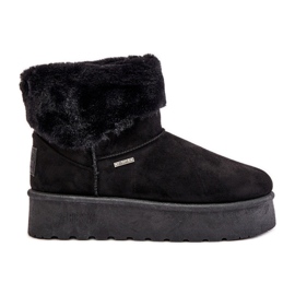 Platform Snow Boots With Fur Big Star OO274A108 Black