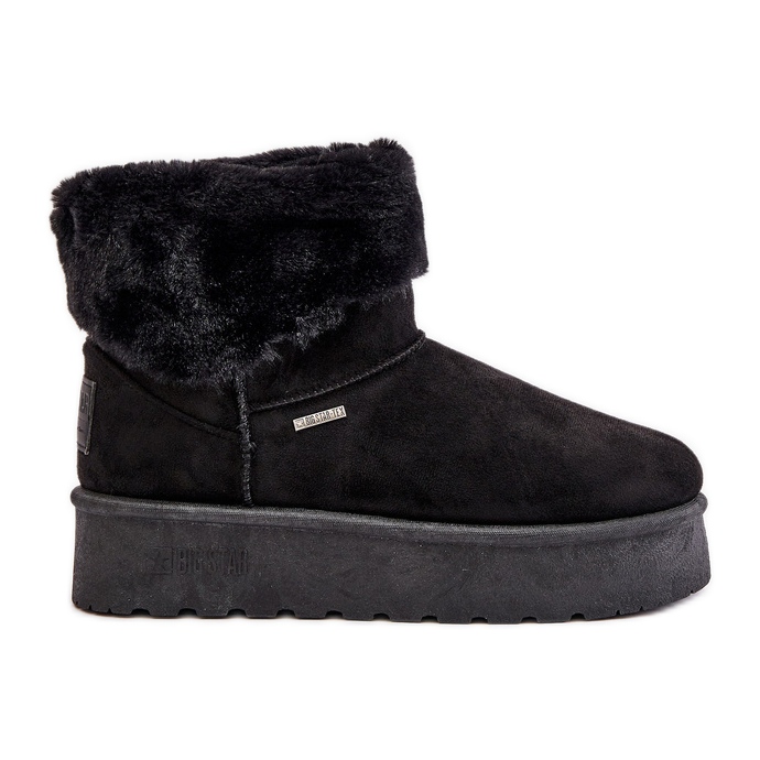 Platform Snow Boots With Fur Big Star OO274A108 Black