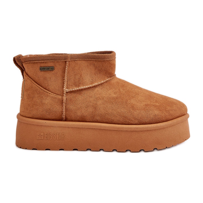 Low Platform Snow Boots Big Star OO274A098 Camel brown