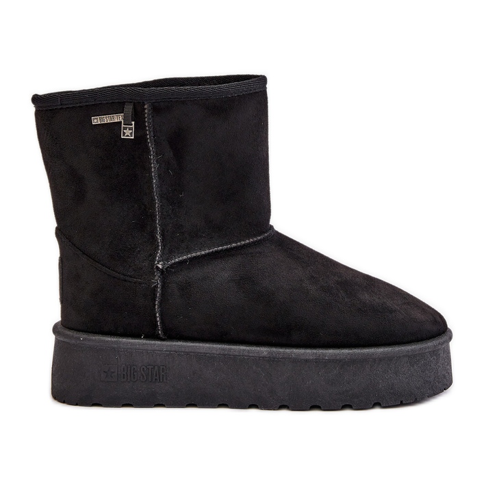 Women's High Platform Snow Boots Big Star OO274898 Black Women's High Platform Snow Boots Big Star OO274898 Black
