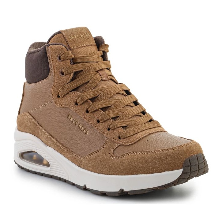 Skechers Uno Stacre Mid 183013-WSK shoes beige