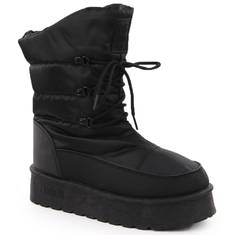 Women's black platform snow boots Big Star OO274884 Women's black platform snow boots Big Star OO274884