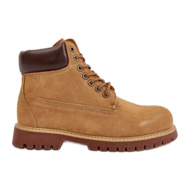 Suede Insulated Men's Boots Big Star OO174136 HI-POLY System Camel brown