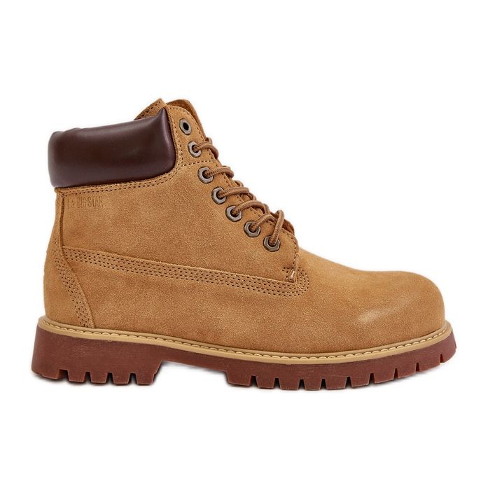 Suede Insulated Men's Boots Big Star OO174136 HI-POLY System Camel brown