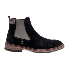 Suede Men's Chelsea Boots Big Star OO174154 Black