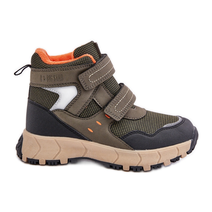 Insulated Children's Snow Boots Big Star OO374129 Khaki green