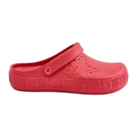 Men's Lightweight Flip-flops Clogs Big Star II175004 Red Men's Lightweight Flip-flops Clogs Big Star II175004 Red