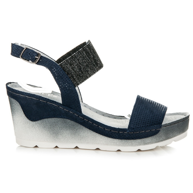Vinceza Wedge sandals blue