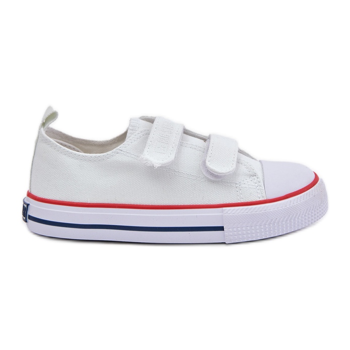 Children's Velcro Sneakers Big Star OO374009 White