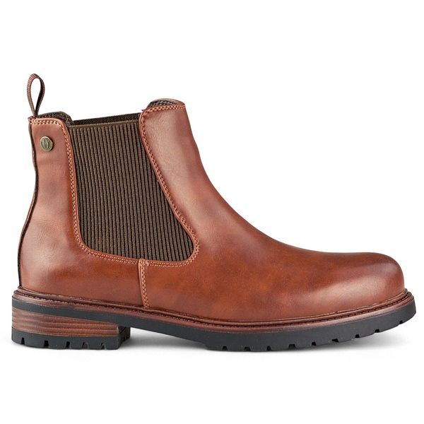 Women's insulated Chelsea boots, brown, GD-WL71C