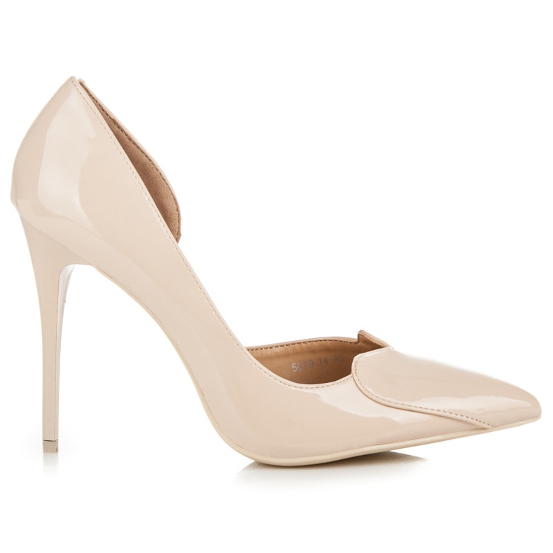 Vices Beige Sweetheart heels