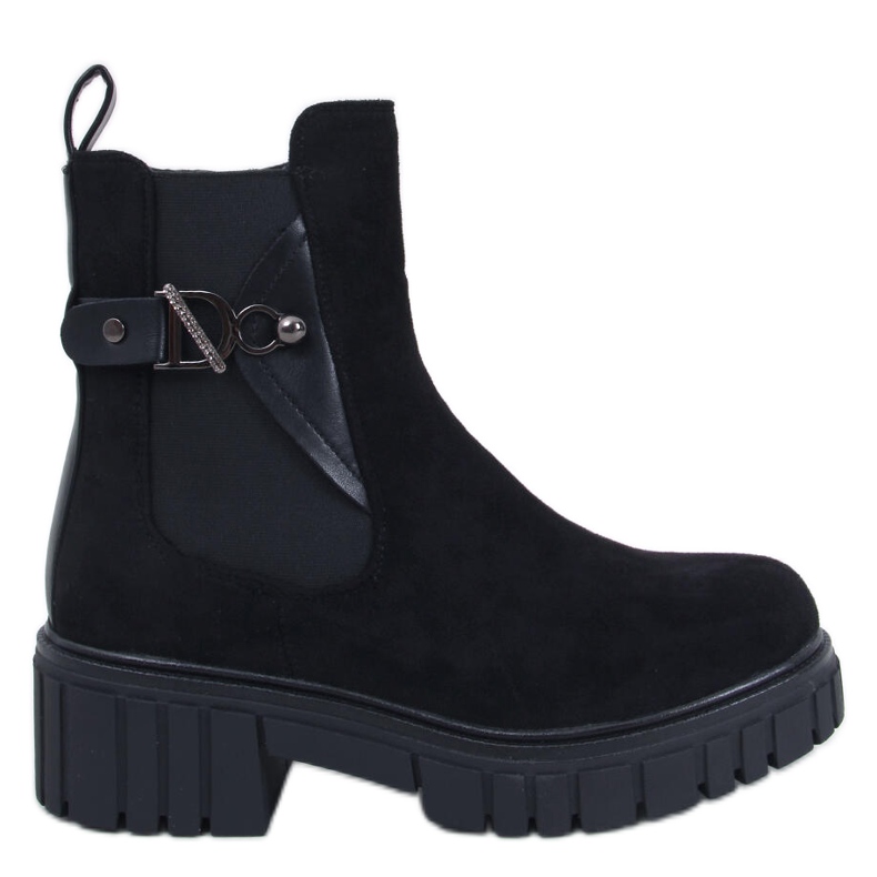 Errol Black platform Chelsea boots Errol Black platform Chelsea boots