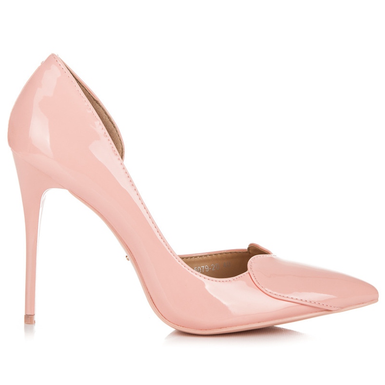 Vices Pink sweetheart heels