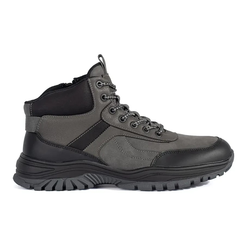 Men's gray winter trekking shoes grey