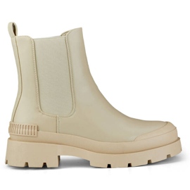 Women's uninsulated ankle boots, beige DES909BE