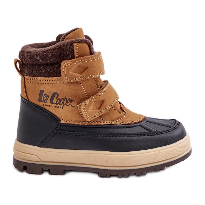 Boys' Insulated Snow Boots Lee Cooper LCJ-23-01-2059 Camel brown