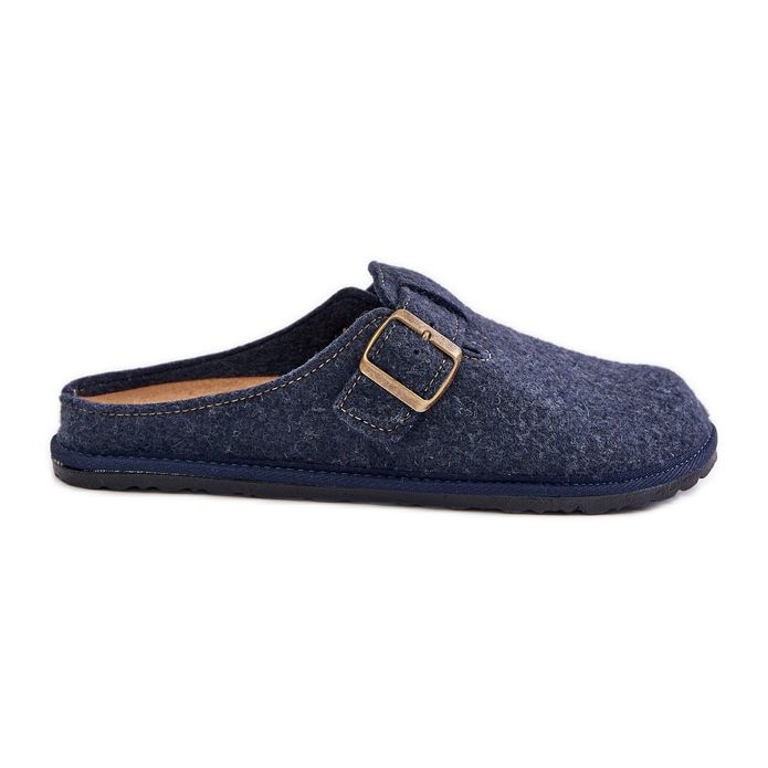 Comfortable Men's Slippers With Buckle Inblu SI000019 Navy Blue Comfortable Men's Slippers With Buckle Inblu SI000019 Navy Blue