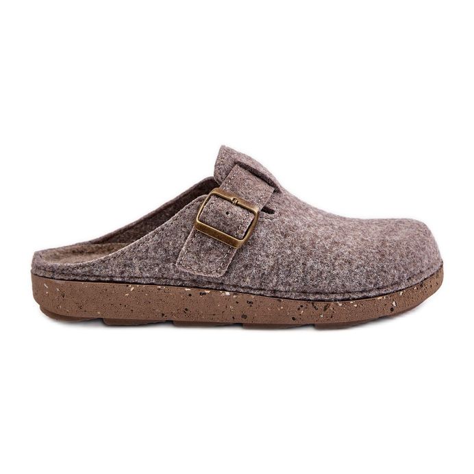 Men's Slippers With Buckle Preventive Flip-Flops Inblu MT000012 Beige