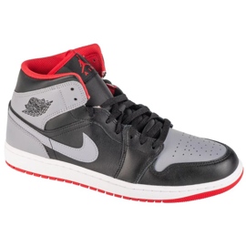 Nike Air Jordan 1 Mid DQ8426-006 shoes black Nike Air Jordan 1 Mid DQ8426-006 shoes black