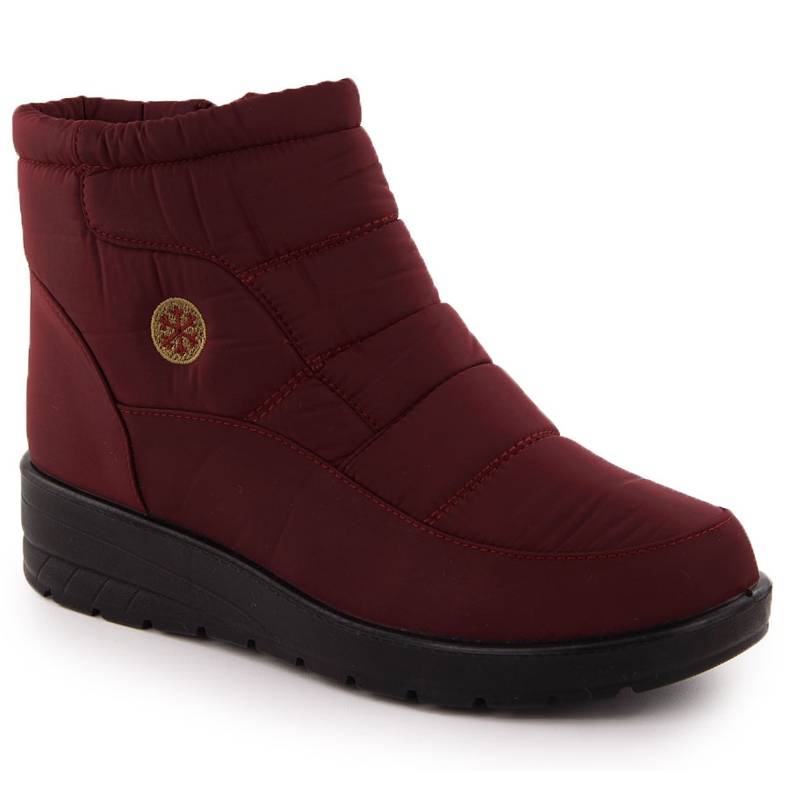Women's burgundy wedge snow boots News 5029 red Women's burgundy wedge snow boots News 5029 red