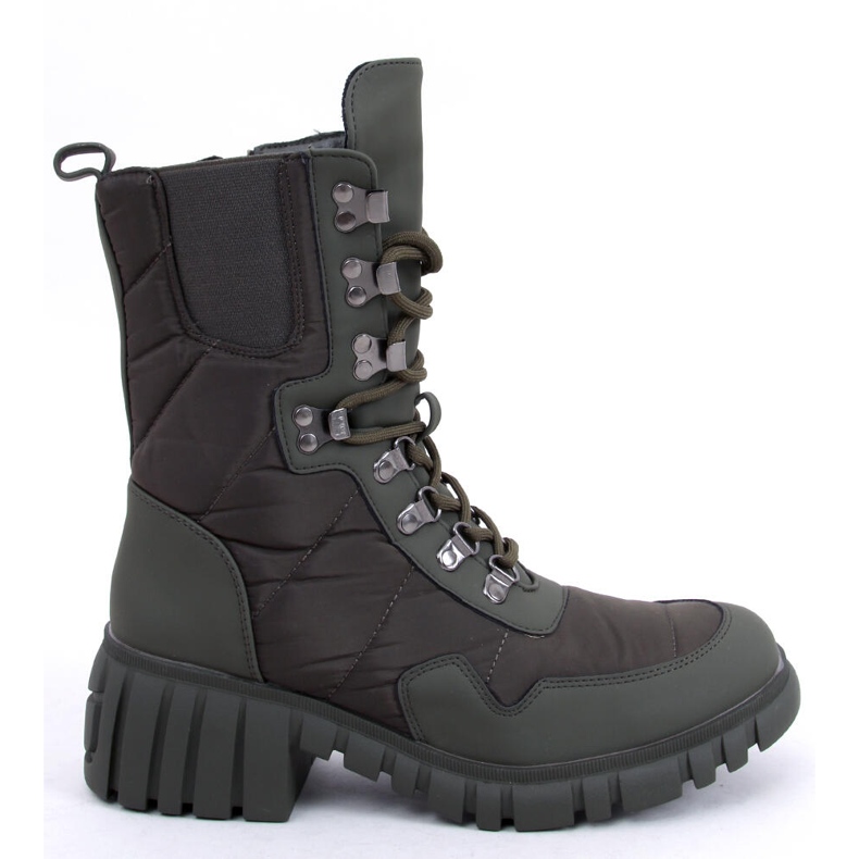 Jewel Green nylon boots