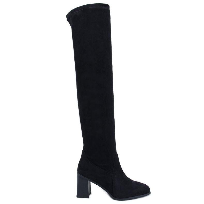 Hemmi Black high-heeled boots