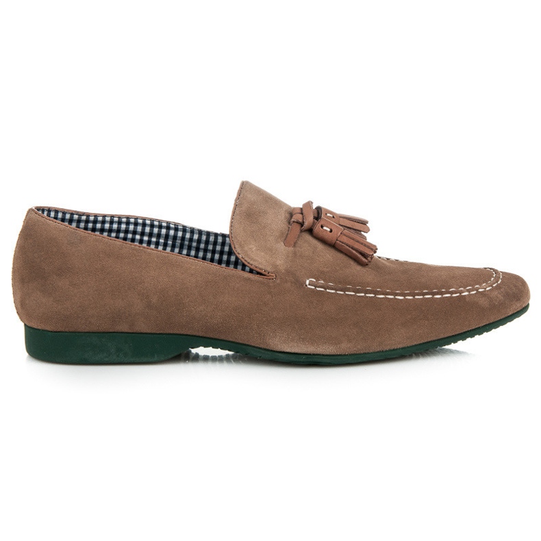 Sorrento Slip-on loafers with tassels brown