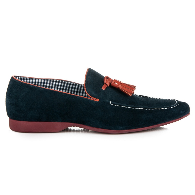 Sorrento Slip-on loafers with tassels blue