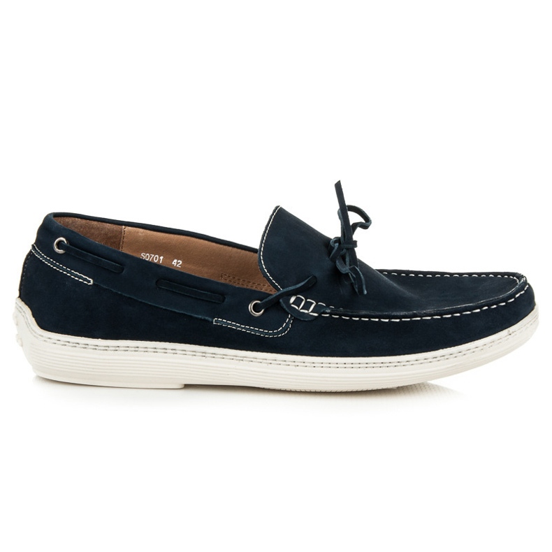 Sorrento Leather moccasins blue