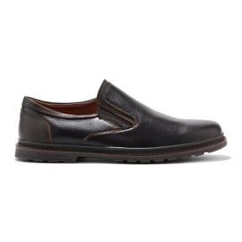 Dark brown men's shoes