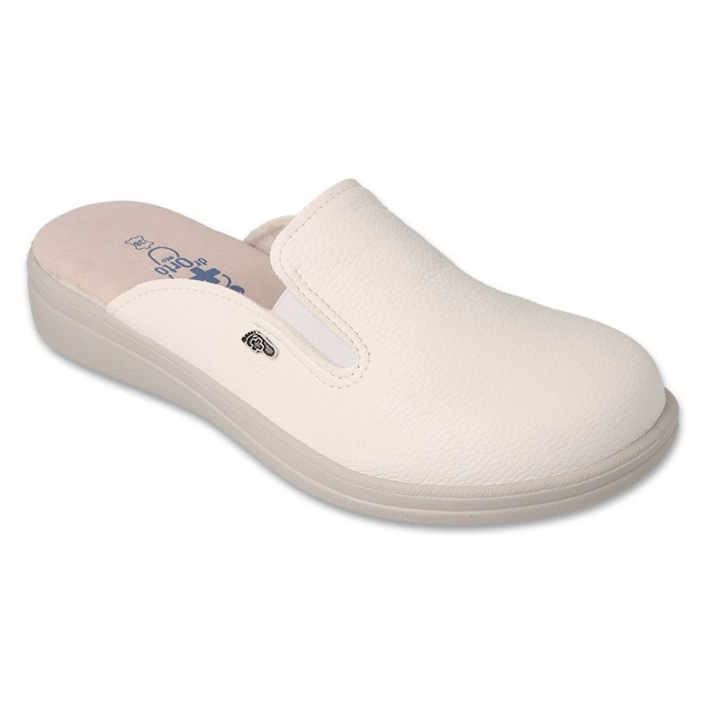 Dr.ORTO Befado men's leather slippers 178M001 white