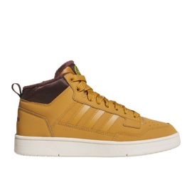 Adidas Rapid Court Mid Winterized JR0171 shoes yellow