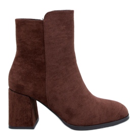 Weish Brown smooth high heel boots Weish Brown smooth high heel boots