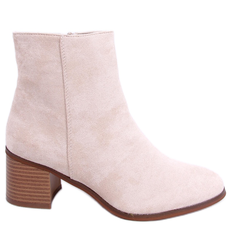 Classic suede boots Natina Beige Classic suede boots Natina Beige