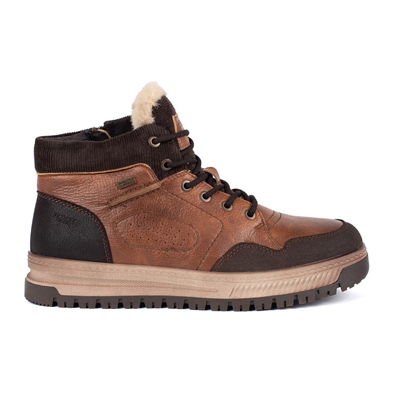 Men's insulated high winter boots black