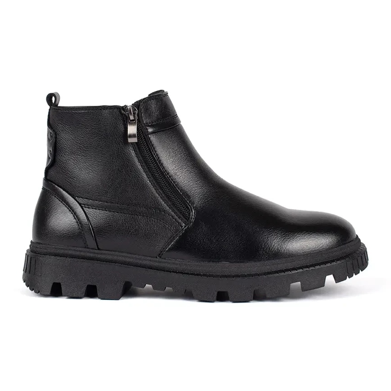 Men's black insulated boots
