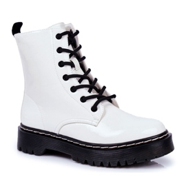 S.Barski Women's Boots White Kognito