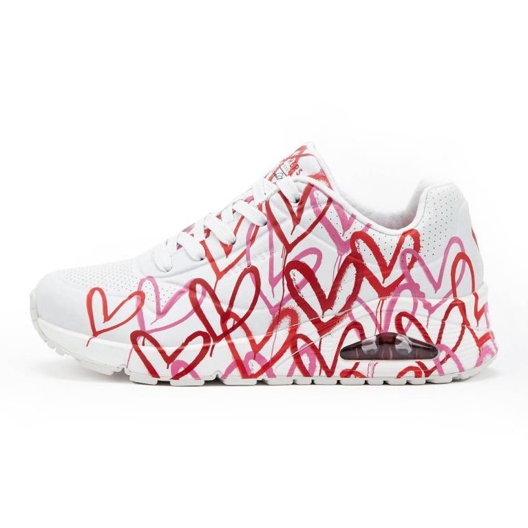 Skechers X Jgoldcrown Uno-Spread The Love W 155507-WRPK shoes white