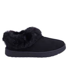 Fraley Black short fur trimmed emus