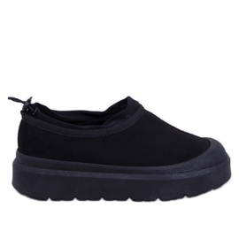 Jayden Black Short Snow Boots