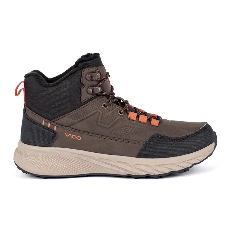 Vico Brown men's lace-up trekking shoes Vico Brown men's lace-up trekking shoes