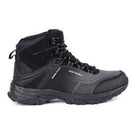 Vico Black and gray insulated men's trekking boots grey