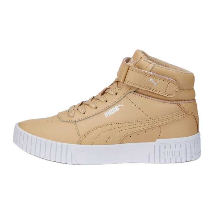 Puma Carina 2.0 Mid shoes 385851-04 beige Puma Carina 2.0 Mid shoes 385851-04 beige