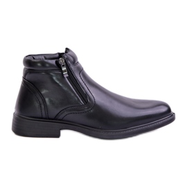 Men's Boots With Warming Eco Leather Black Lilari