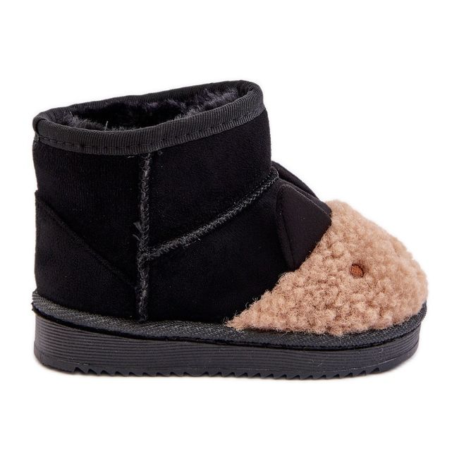 Insulated children's snow boots Lamy Black Esandira