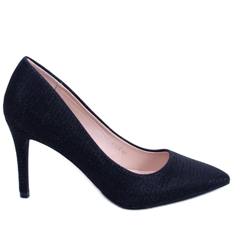 Beverly Black evening heels Beverly Black evening heels
