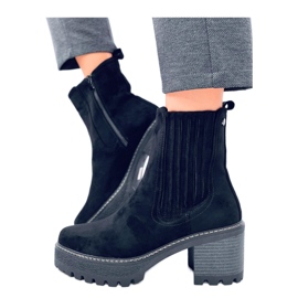 Black Chelsea boots