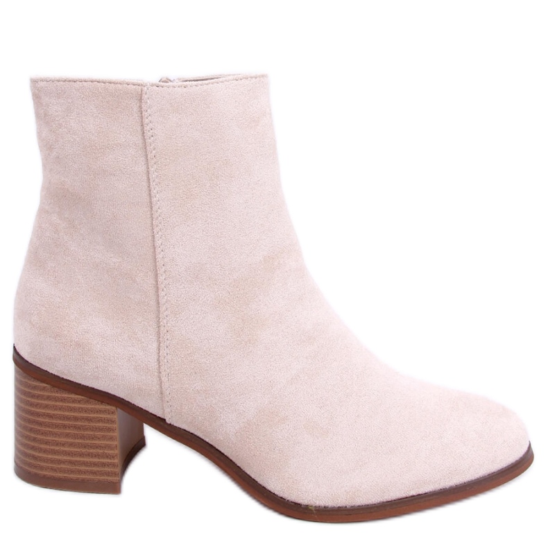 Classic Beige suede ankle boots