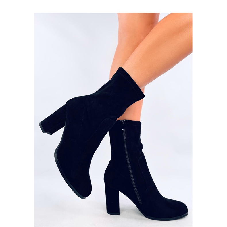 Poulter Black suede ankle boots - Inello